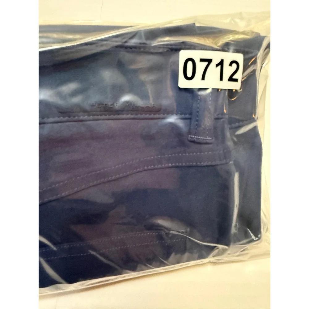 Peter Millar EB66 Performance Pants Mens 34x30 Navy Blue 5-Pocket Golf Trousers